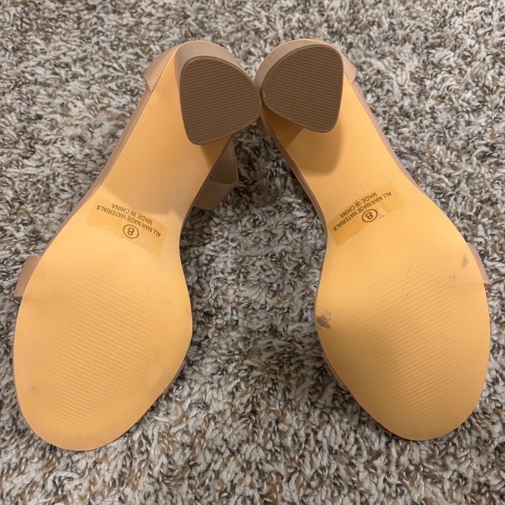 Lulus Kamali Light Nude Ankle Strap Heels - Picture 11 of 12